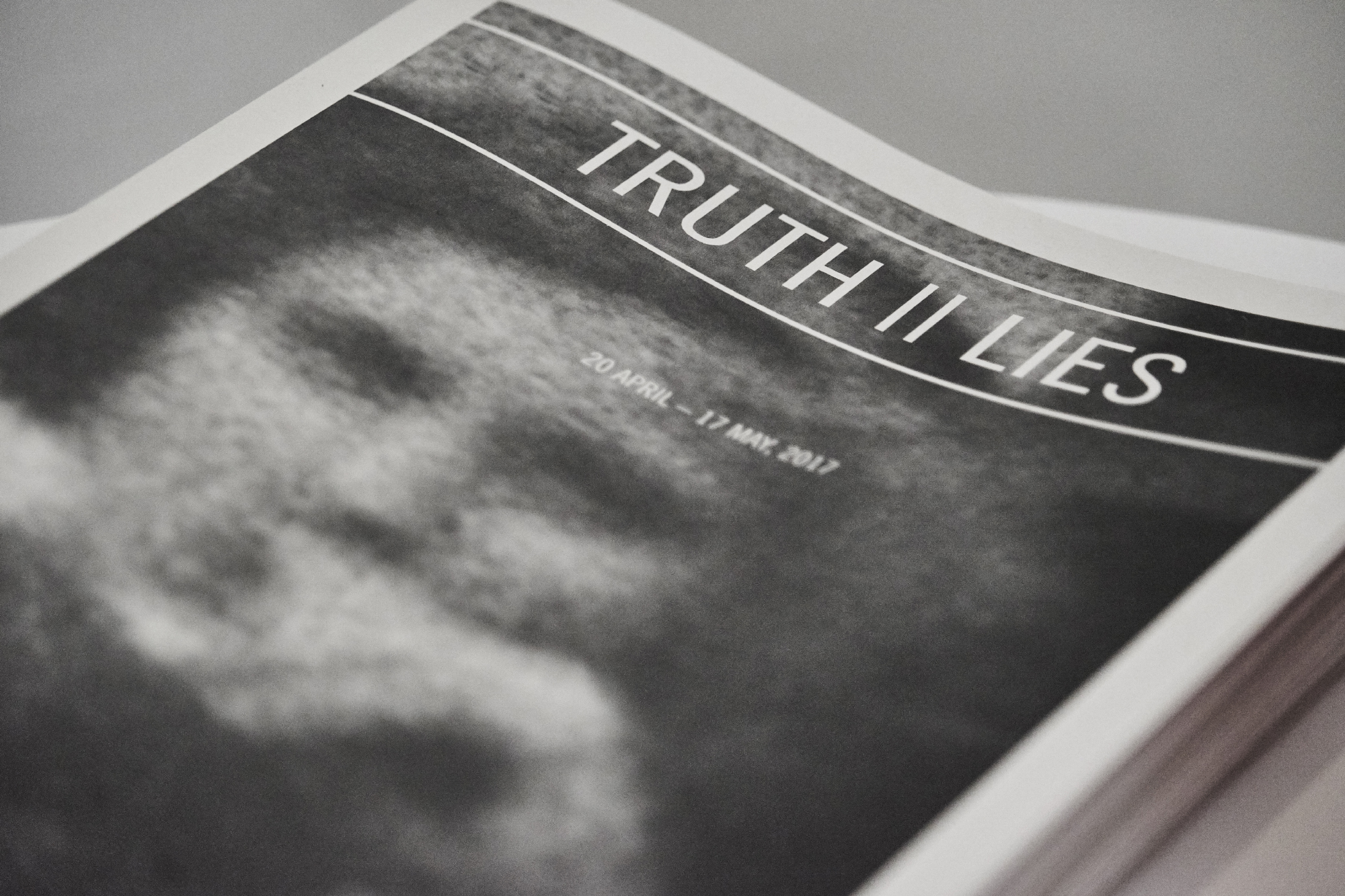 Truth / Lies newspaper designed by Alexandra Pace Studio for Blitz Valletta